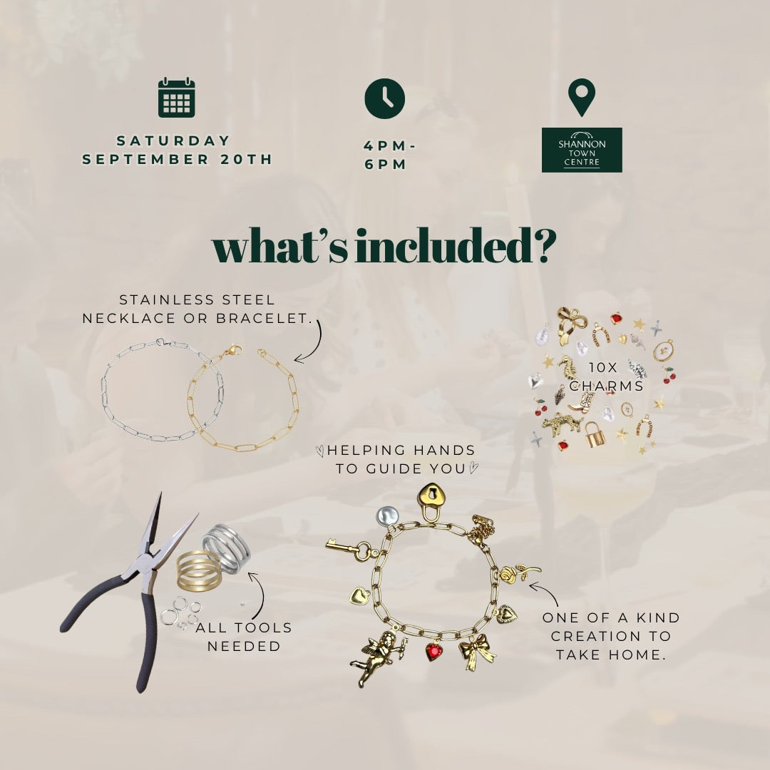 EVENT | Charms & Chats Jewellery Workshop (September 20th: 4PM-6PM)