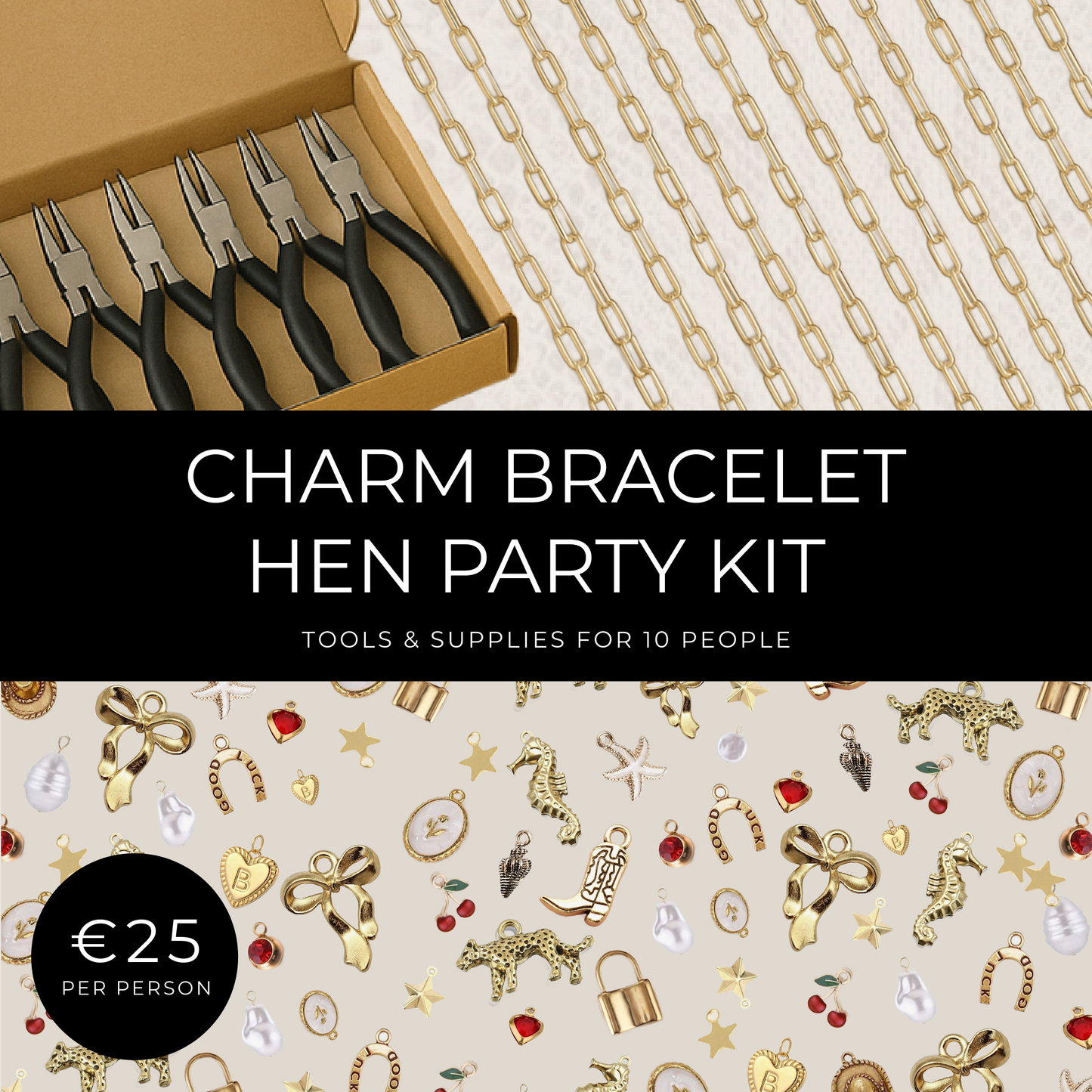 Hen Party Activity | DIY Charm Bracelet Kit