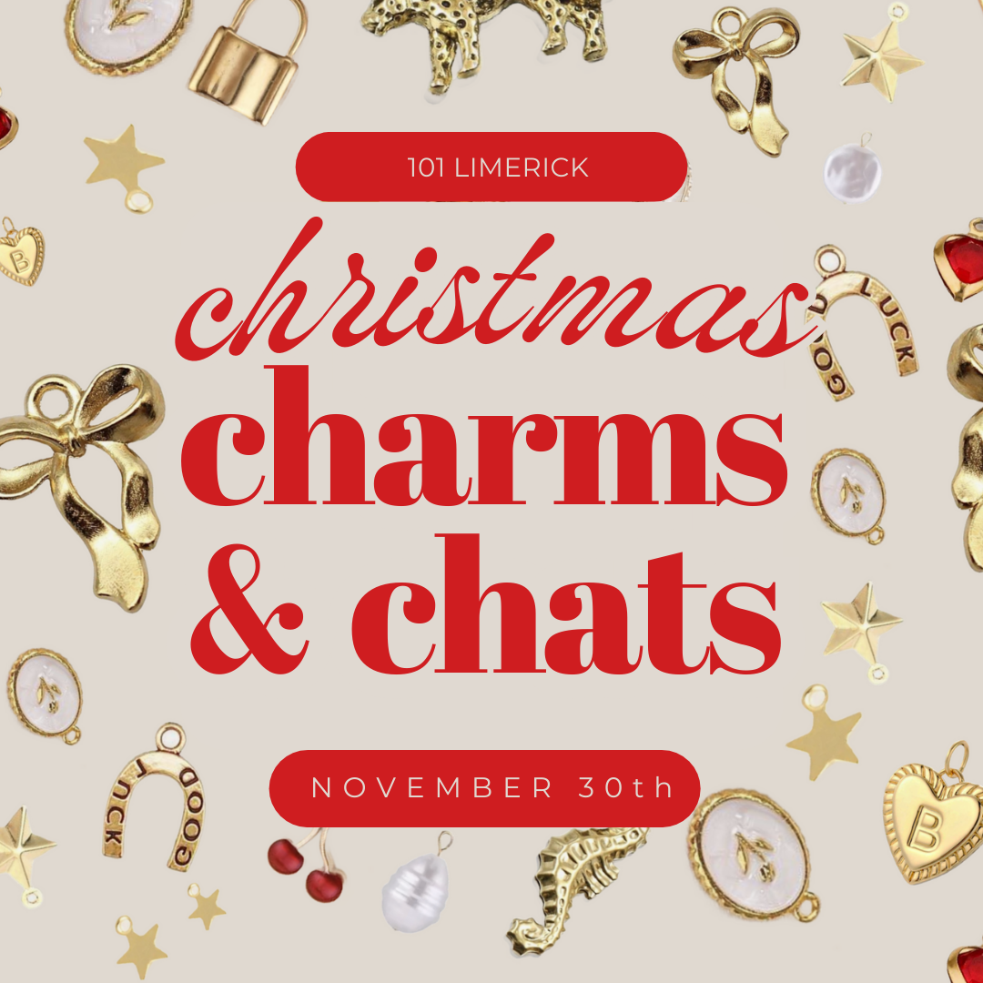 EVENT | Christmas Charms, Chats & Cocktails Jewellery Workshop (November 30th: 1.30PM -3.30PM)