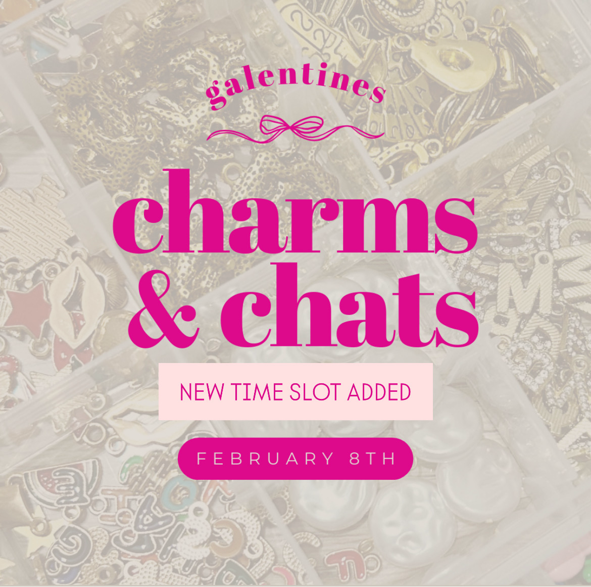 EVENT | Charms & Chats Jewellery Workshop (FEB 8th: 4.30PM-6PM)