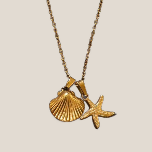 Dani Seashell Starfish Necklace