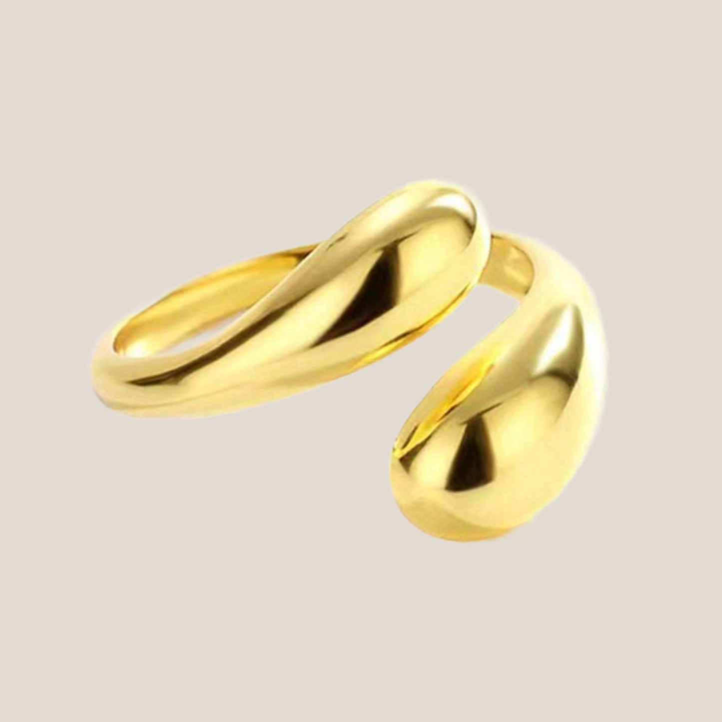 Kate Gold Plated Droplet Ring