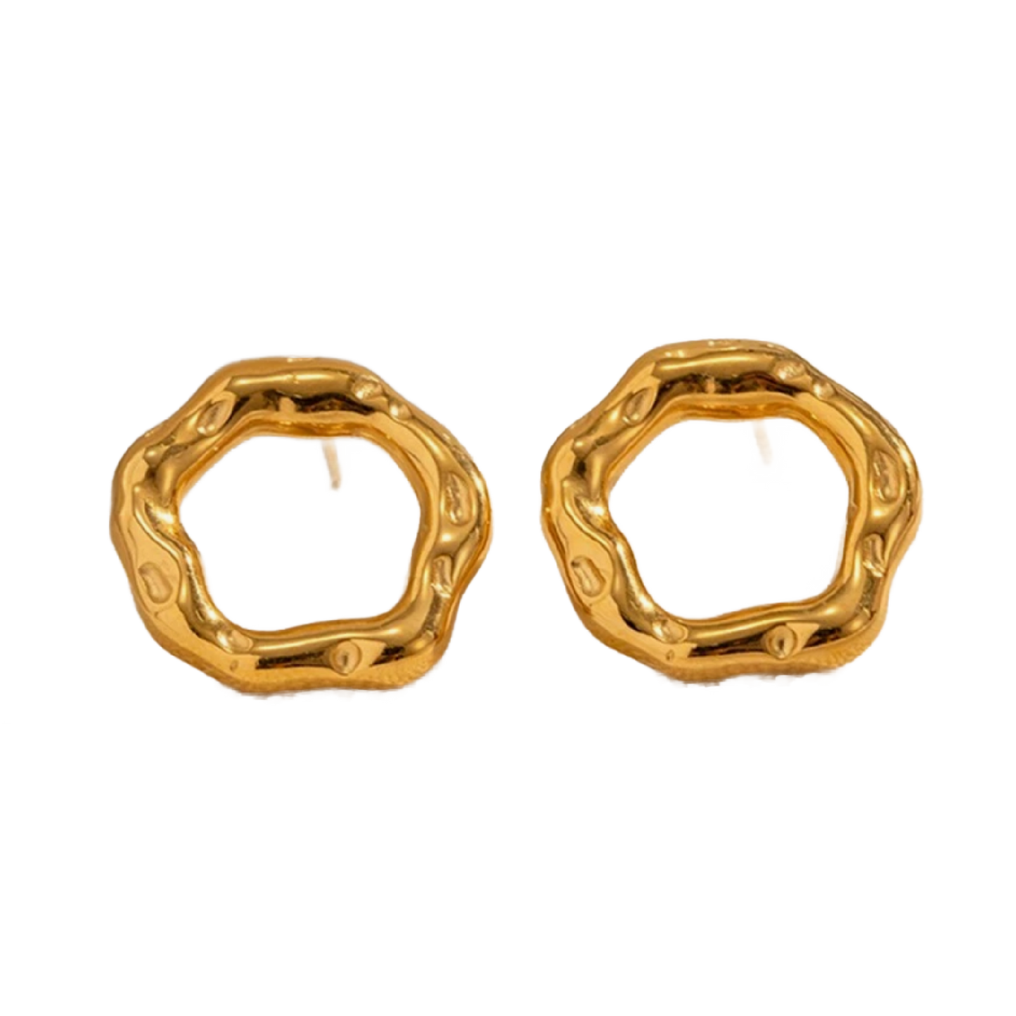 Cersi Molten Circle Earrings